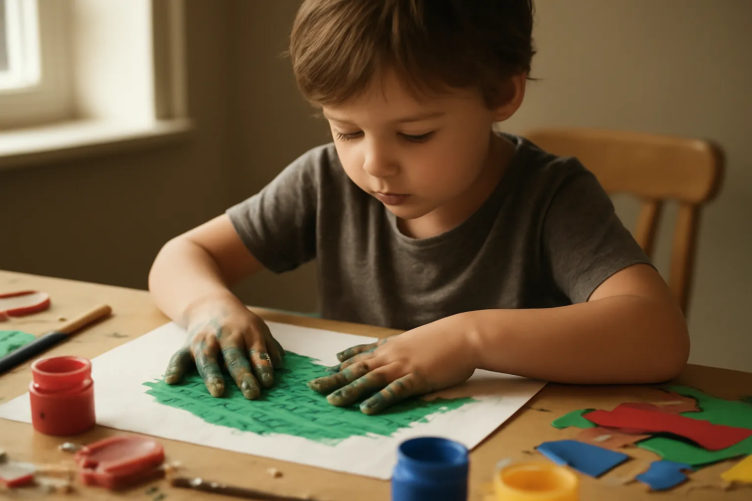 Arteterapia na infância: benefícios concretos para emoções e aprendizagem